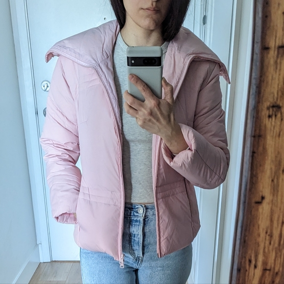 Light pink puff jacket - Picture 6 of 10